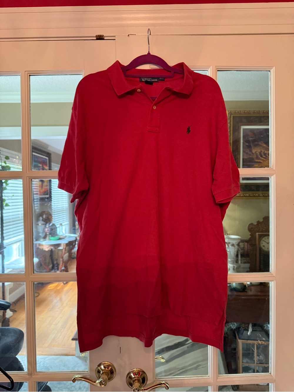 Polo by Ralph Lauren Red Short-Sleeve Polo with Embroidered Pony